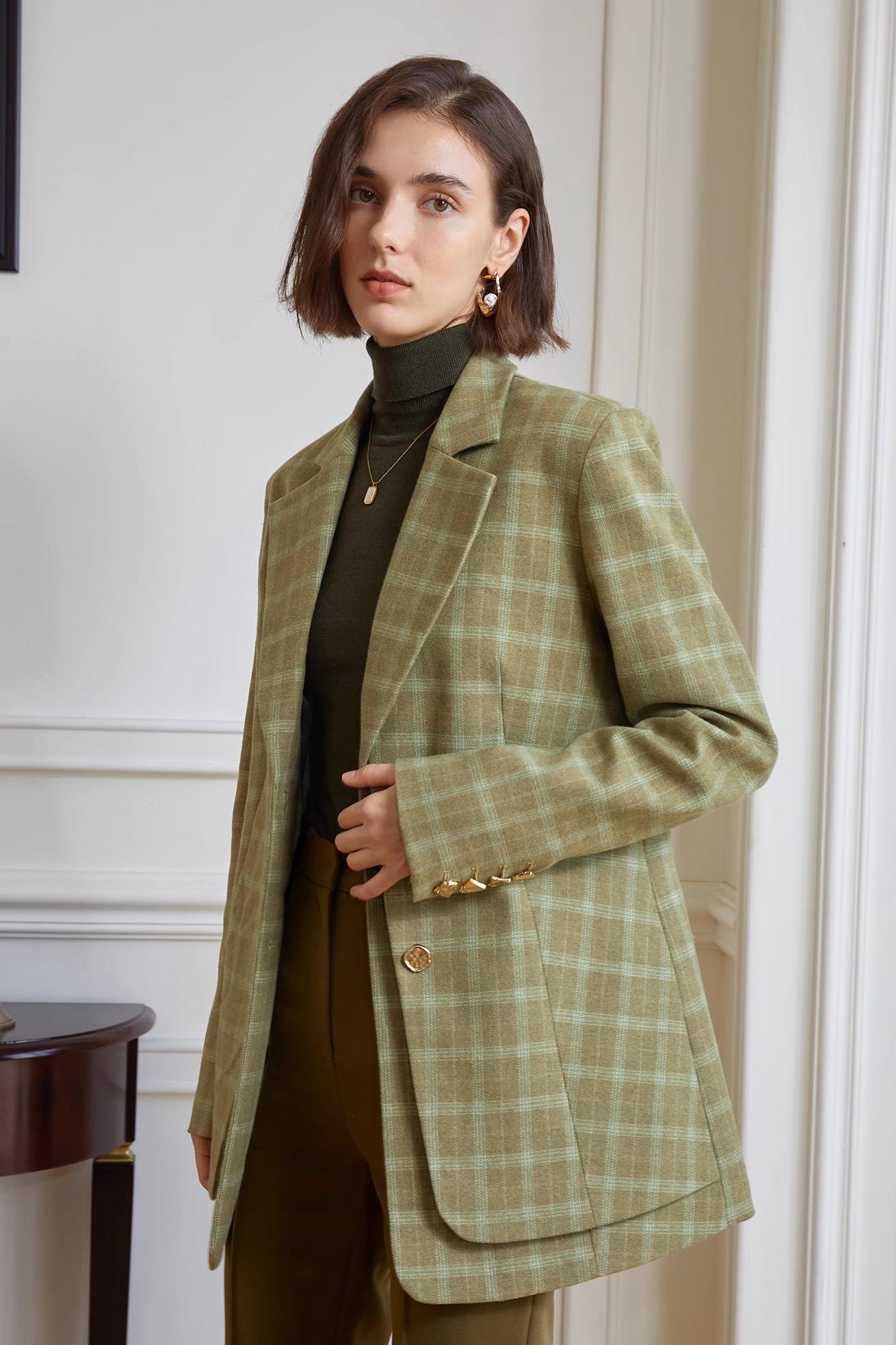 VINTAGE GREEN SUIT JACKET