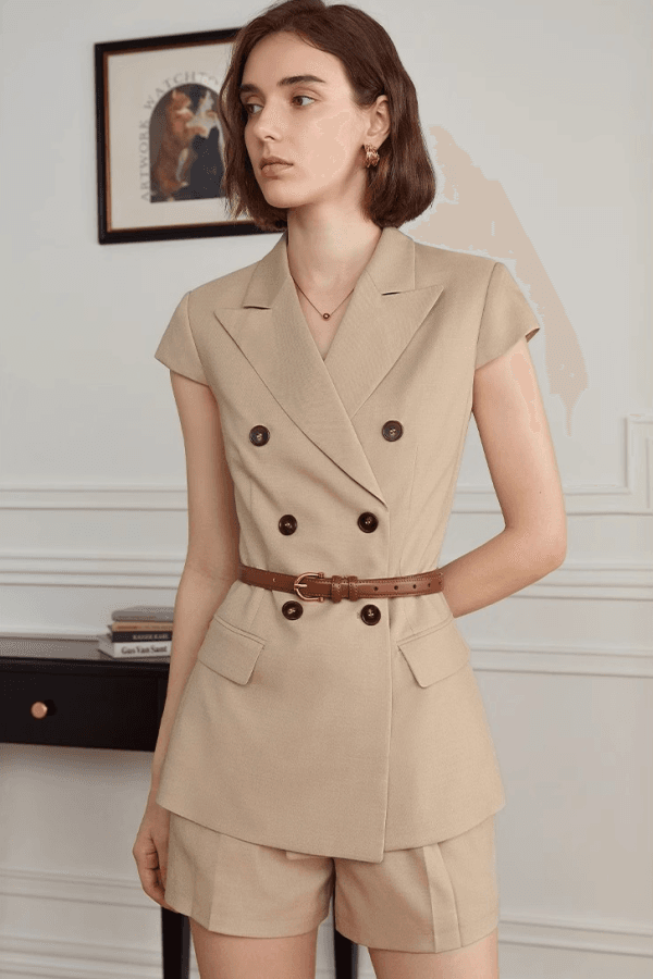 SHORT-SLEEVED SMALL SUIT