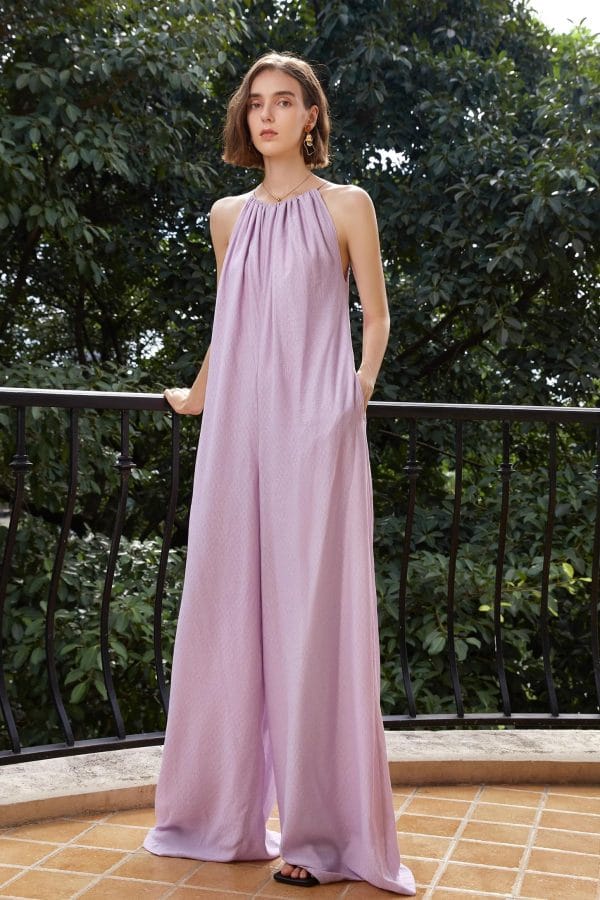 SLEEVELESS LOOSE JUMPSUIT