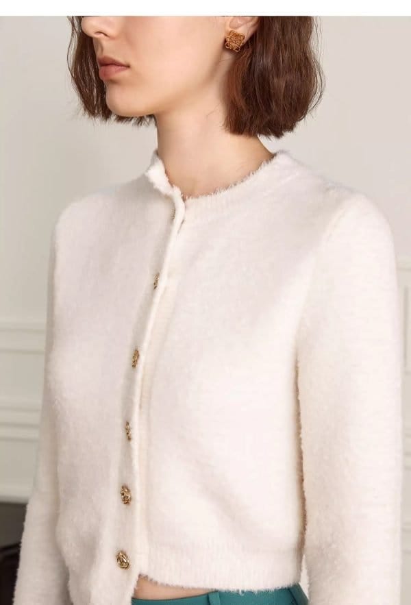 IRREGULAR WHITE SWEATER - 图片 8