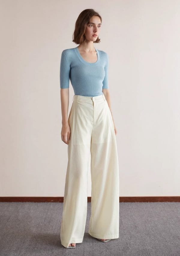 T-SHIRT KNITTED SWEATER - 图片 9