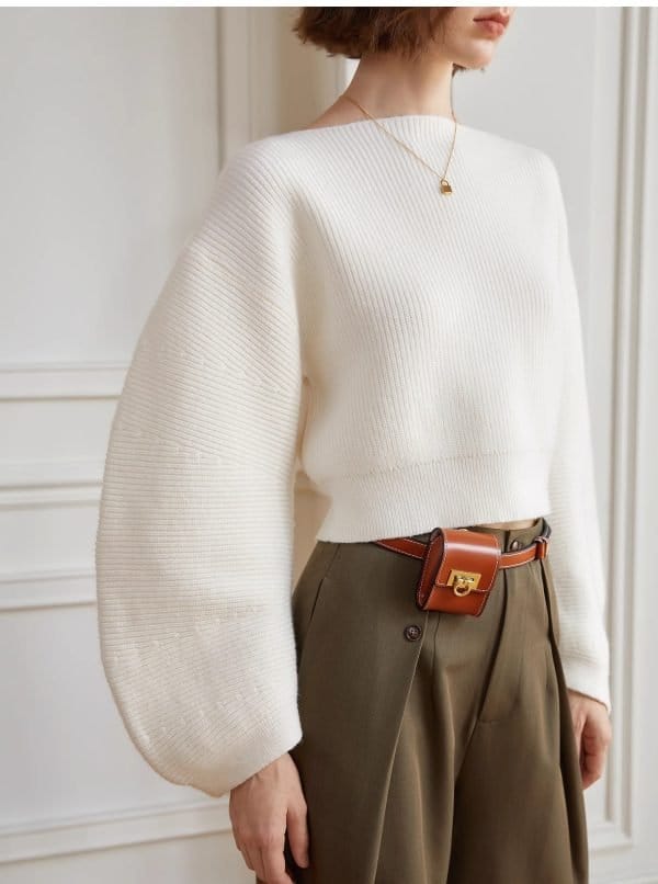 ONE-SHOULDER SWEATER - 图片 9