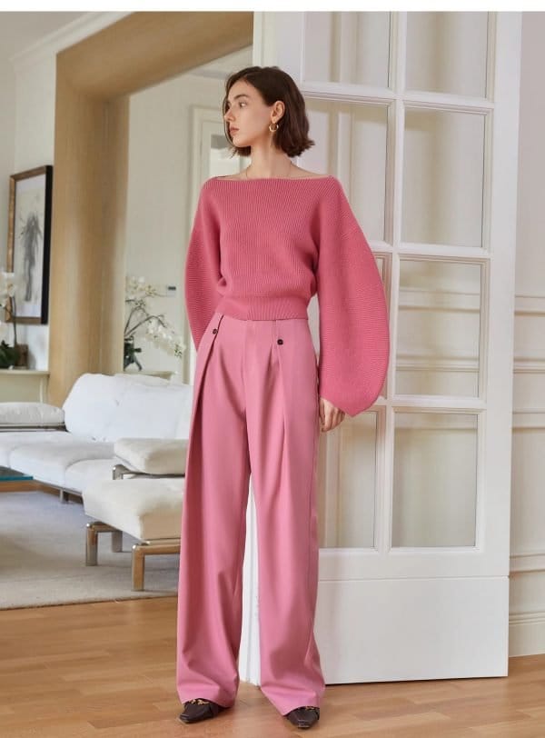 ONE-SHOULDER SWEATER - 图片 10