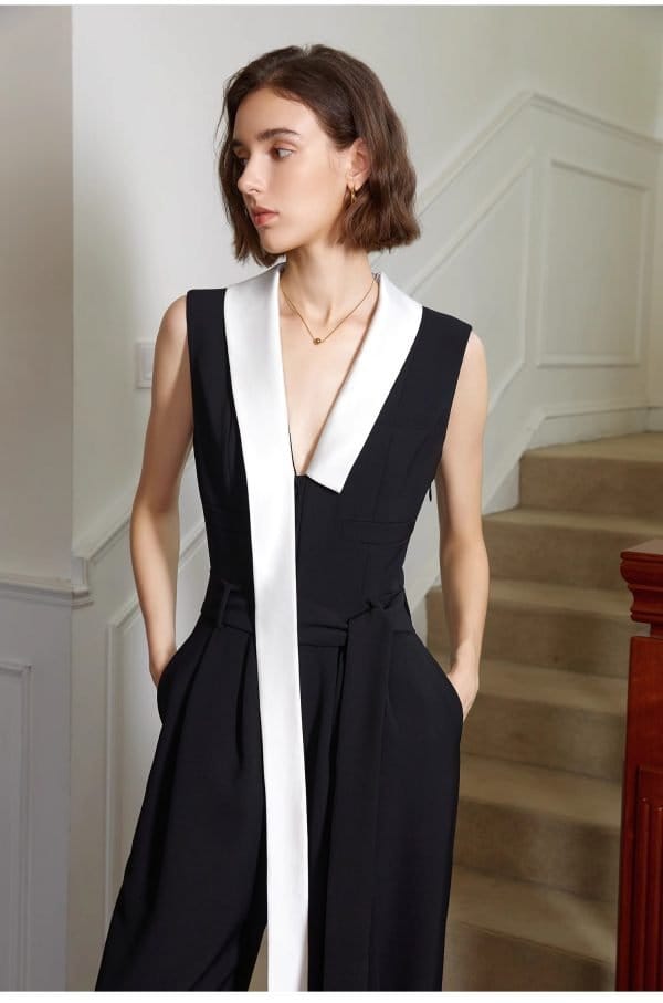 HIGH-WAISTED JUMPSUIT - 图片 6