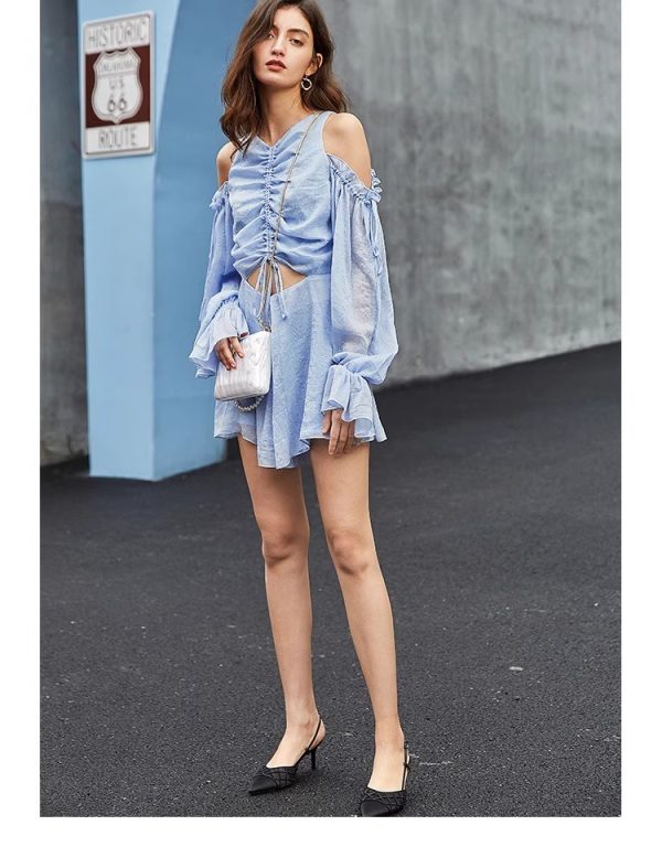 LANTERN SLEEVE JUMPSUIT - 图片 5
