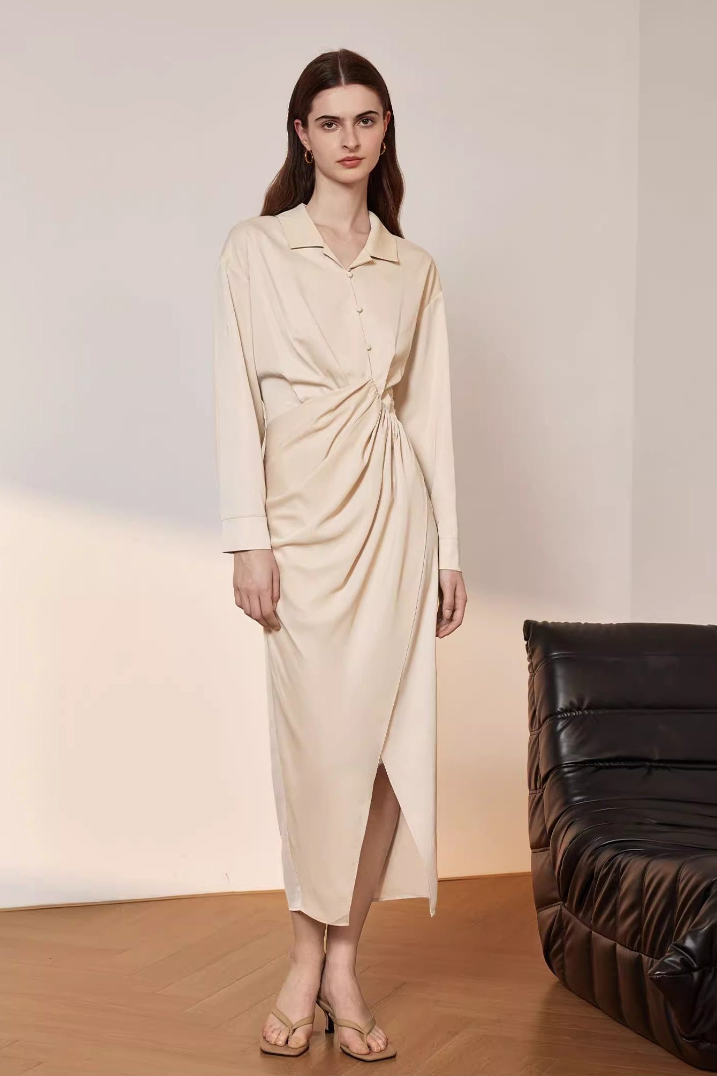 SHIRT DRESS LONG SLEEVED