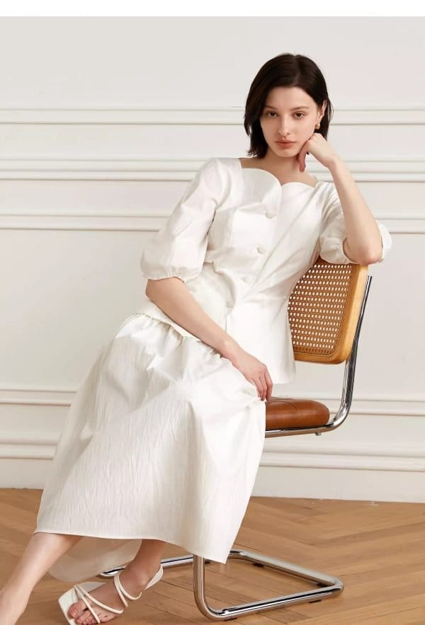 BUBBLE SLEEVE SHIRT - 图片 8