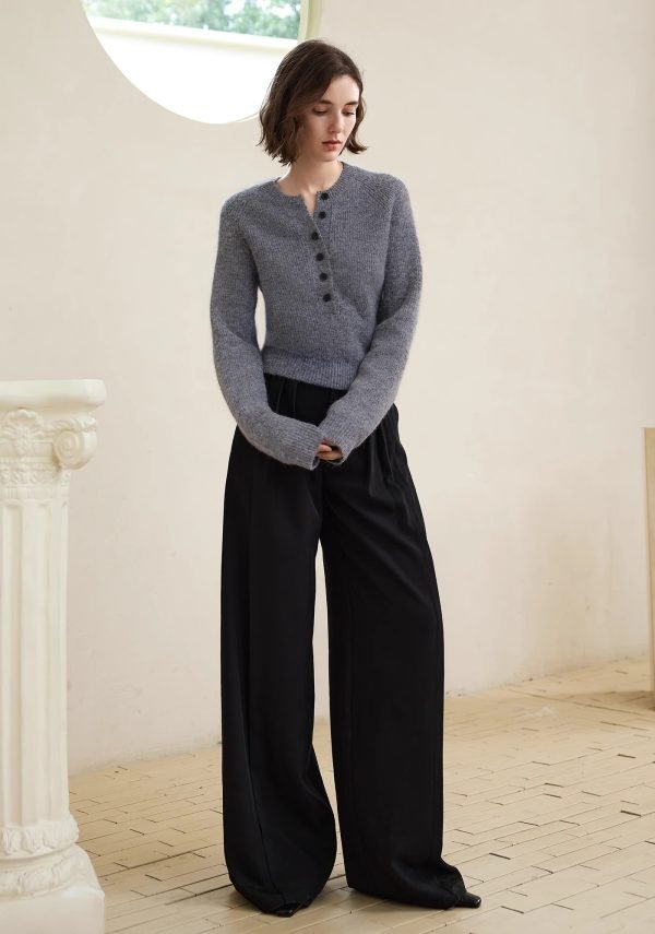 DESIGNED BUTTON SWEATER - 图片 15