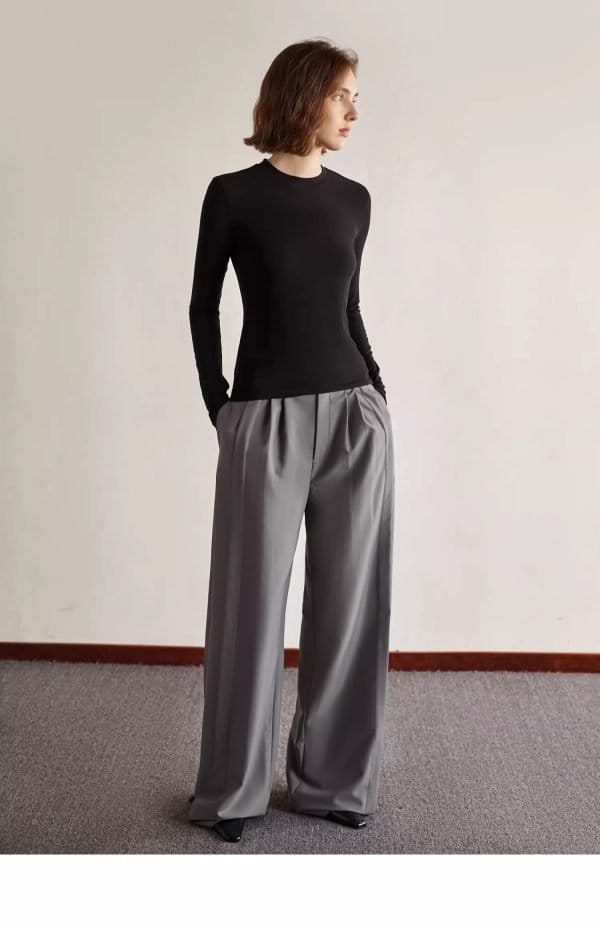 SAGGING WIDE LEG PANTS - 图片 2