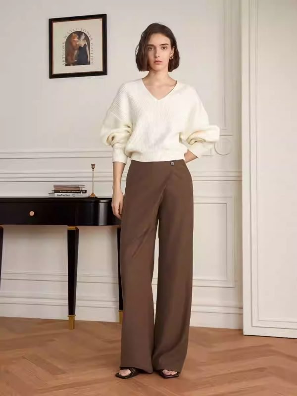 V-NECK KNITTED SWEATER - 图片 2