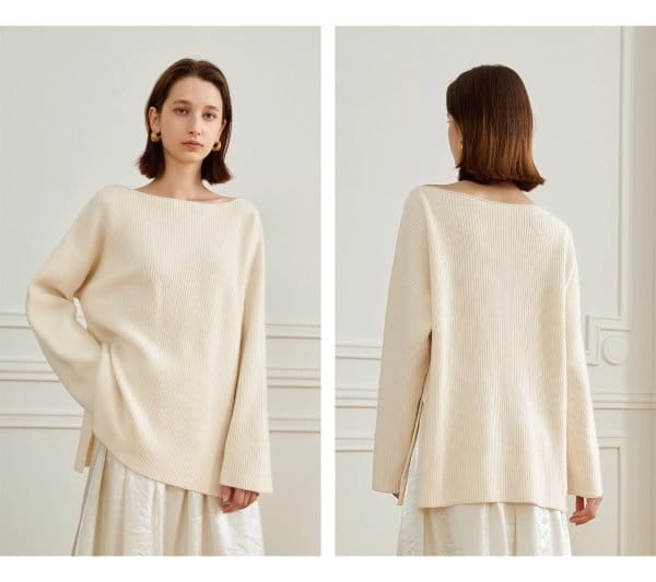 SPLIT KNITTED SWEATER - 图片 3