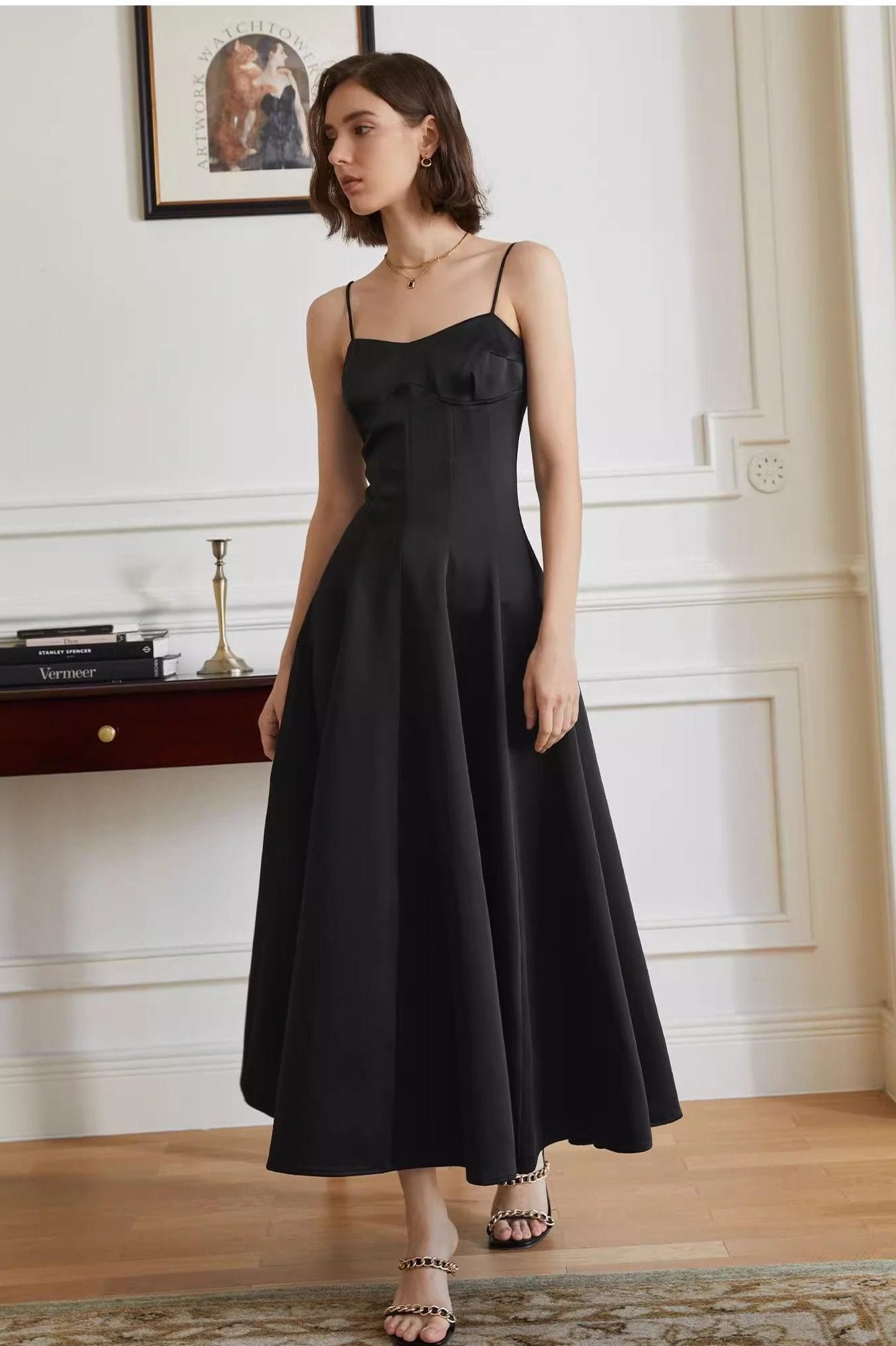 SATIN CAMISOLE DRESS