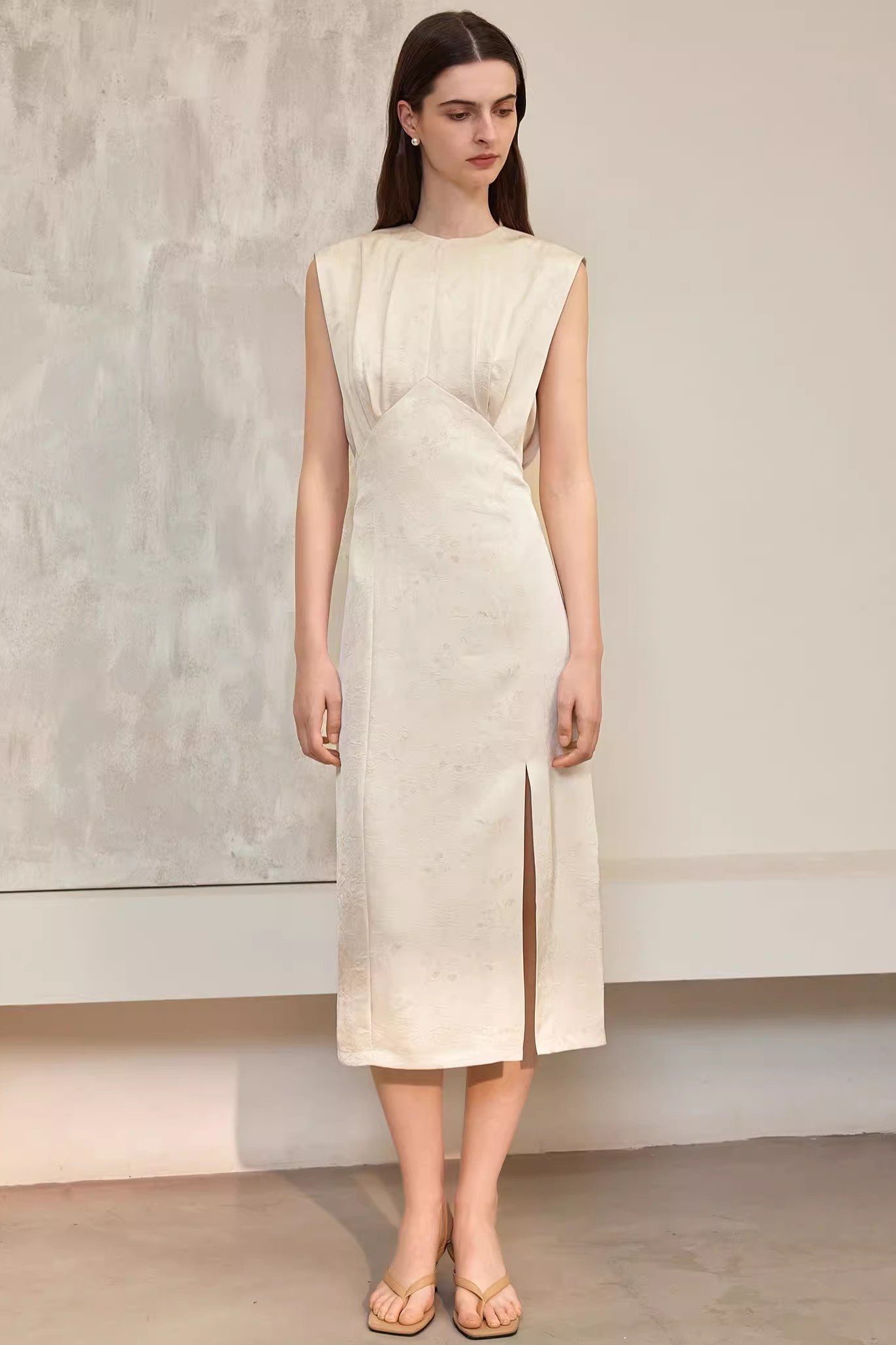JACQUARD FRENCH DRESS