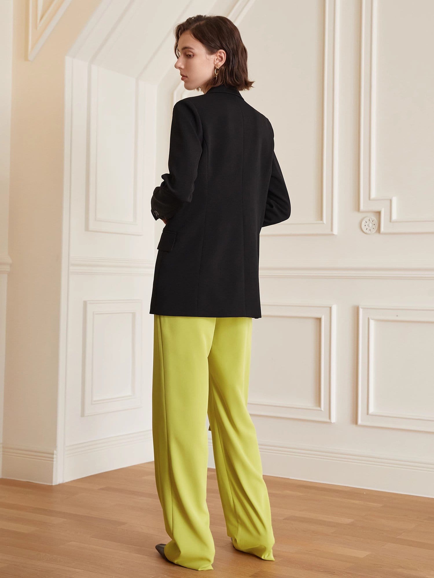 HIGH-WAISTED TROUSERS