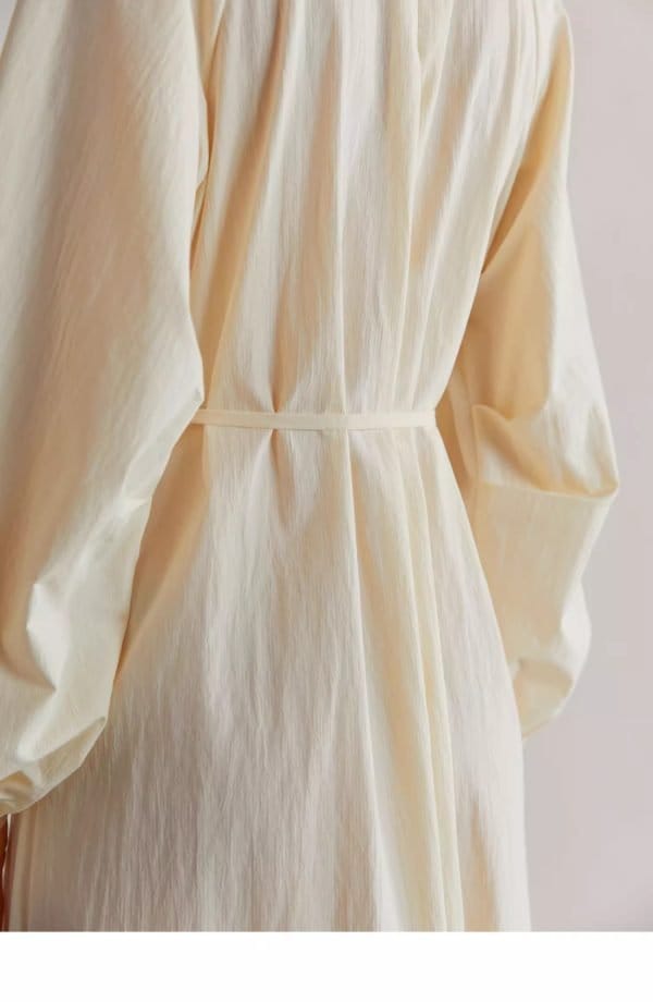 PLEATED SHIRT DRESS - 图片 3
