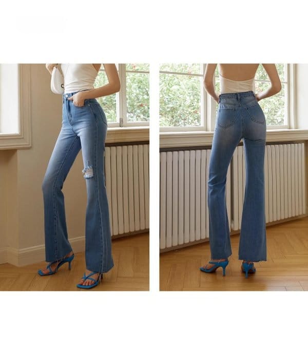 VINTAGE HIGH-WAISTED JEANS - 图片 4