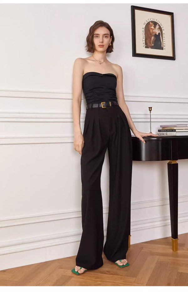 HIGH-WAISTED LOOSE PANTS - 图片 6