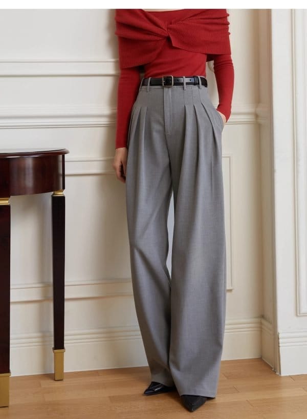 HIGH-WAISTED LOOSE PANTS - 图片 11
