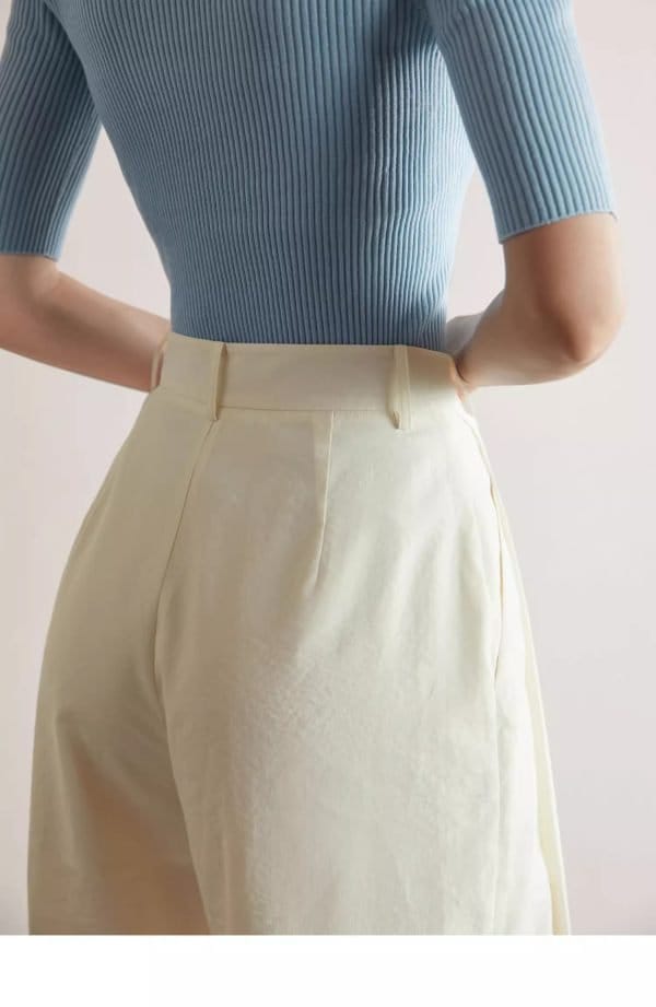 WIDE LEG CASUAL PANTS - 图片 5