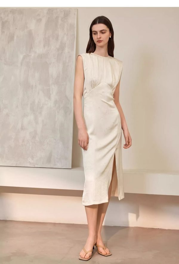 JACQUARD FRENCH DRESS - 图片 3