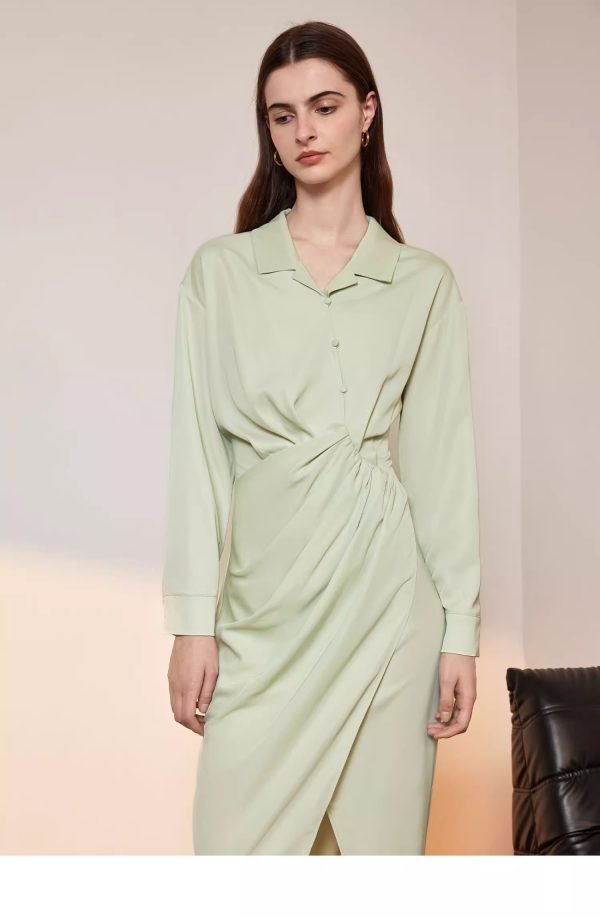 SHIRT DRESS LONG SLEEVED - 图片 7