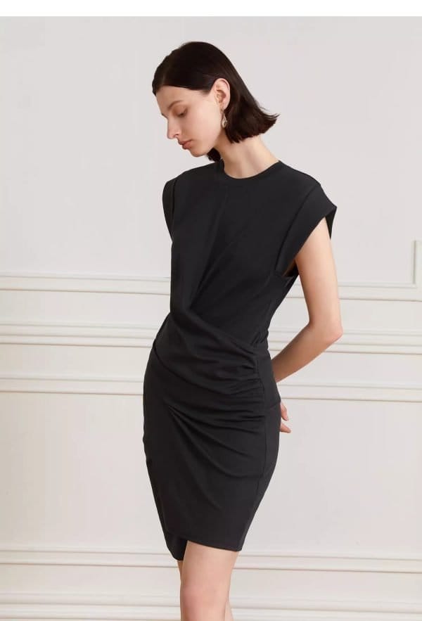 ROUND NECK DRESS - 图片 4