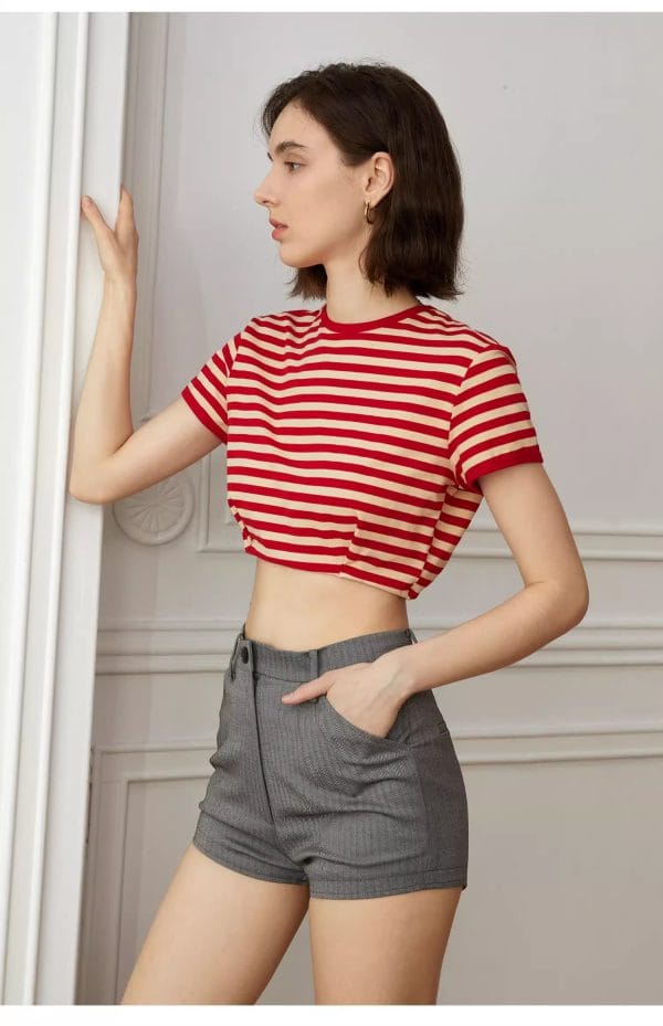 TIGHT HIGH-WAISTED SHORTS - 图片 2