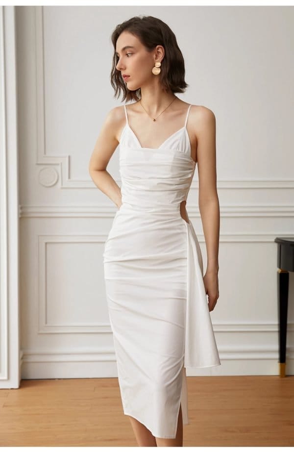 SHOULDER BARING DRESS - 图片 4
