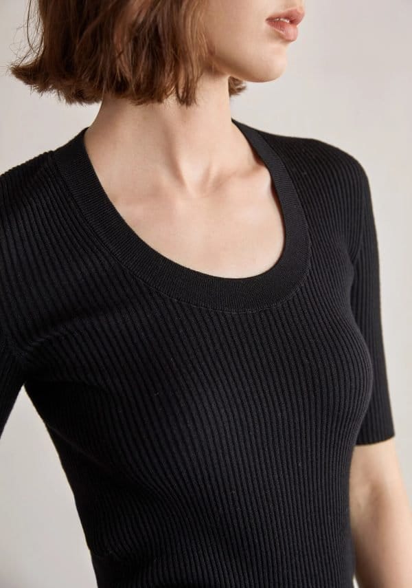 T-SHIRT KNITTED SWEATER - 图片 6