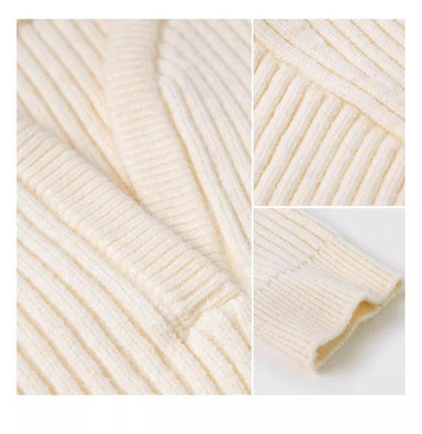V-NECK PULLOVER SWEATER - 图片 5