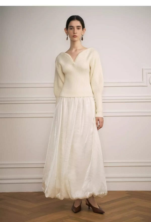 V-NECK PULLOVER SWEATER - 图片 7