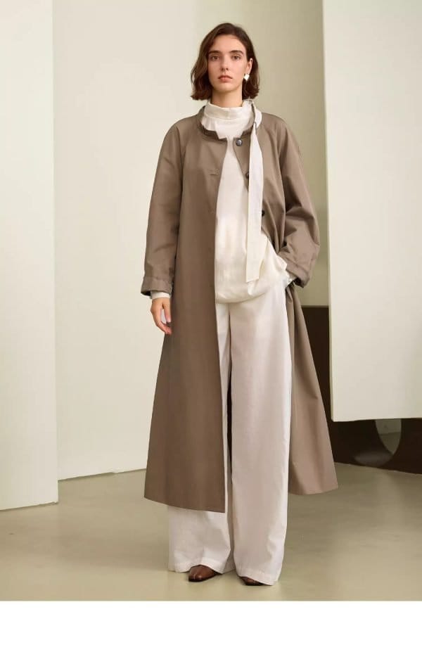 MID-LENGTH TRENCH COAT - 图片 3