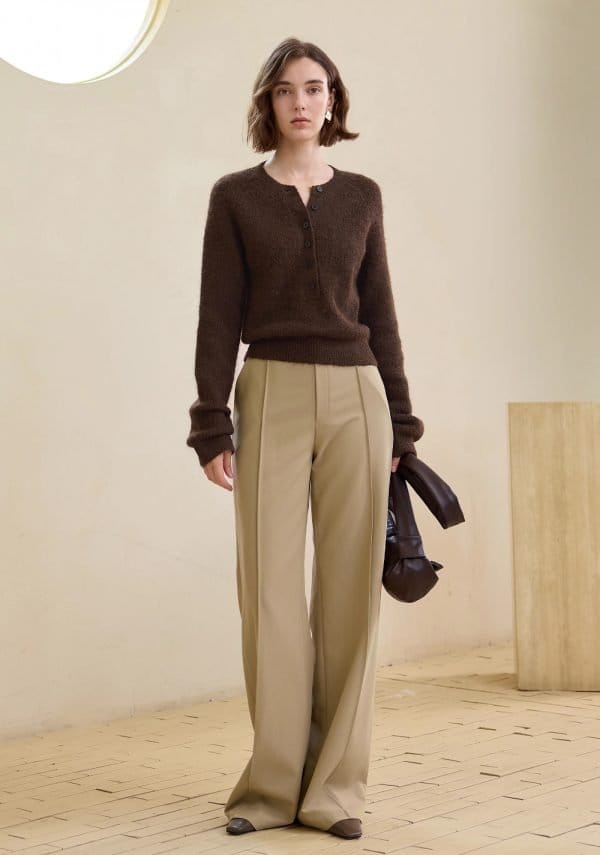 DESIGNED BUTTON SWEATER - 图片 7