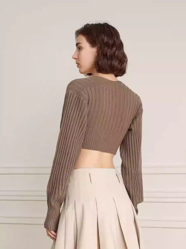 SWEATER TWO-PIECE SUIT - 图片 5