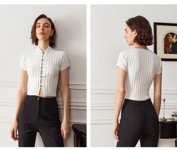 FLARED SUIT PANTS - 图片 4