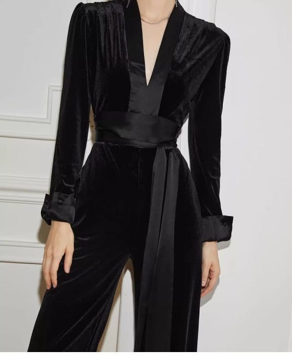 V-NECK JUMPSUIT - 图片 6