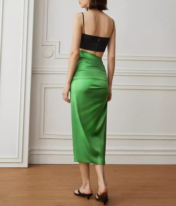 IRREGULAR PLEATED SKIRT - 图片 4