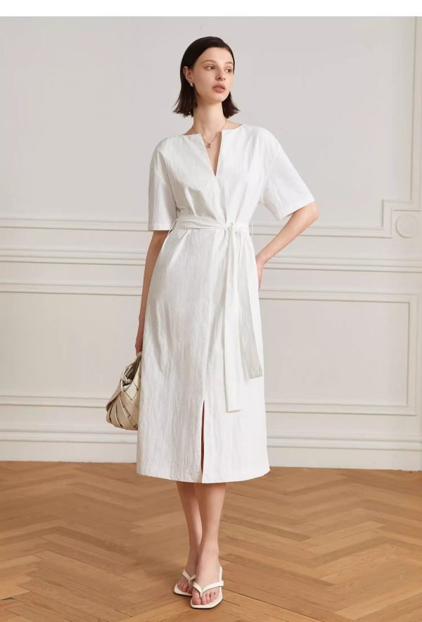 V-NECK STRAP DRESS - 图片 6
