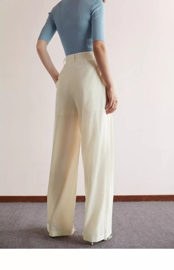 WIDE LEG CASUAL PANTS - 图片 9
