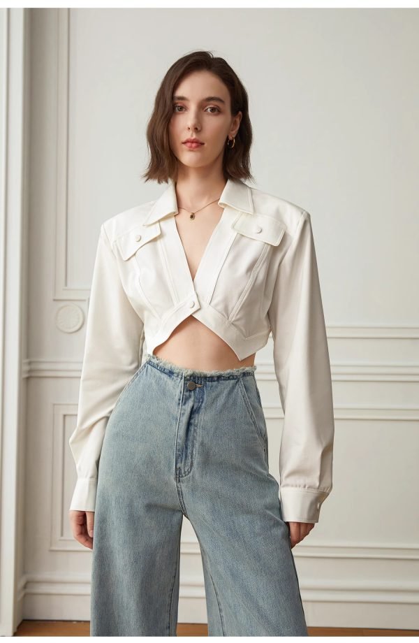 HIGH-WAISTED JEANS - 图片 6