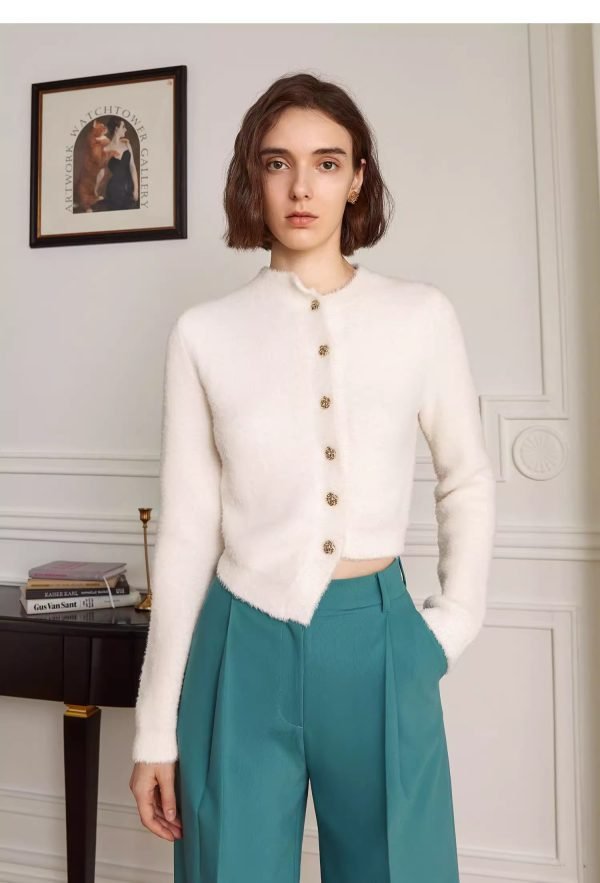 IRREGULAR WHITE SWEATER - 图片 4