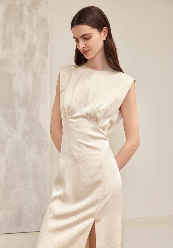 JACQUARD FRENCH DRESS - 图片 6