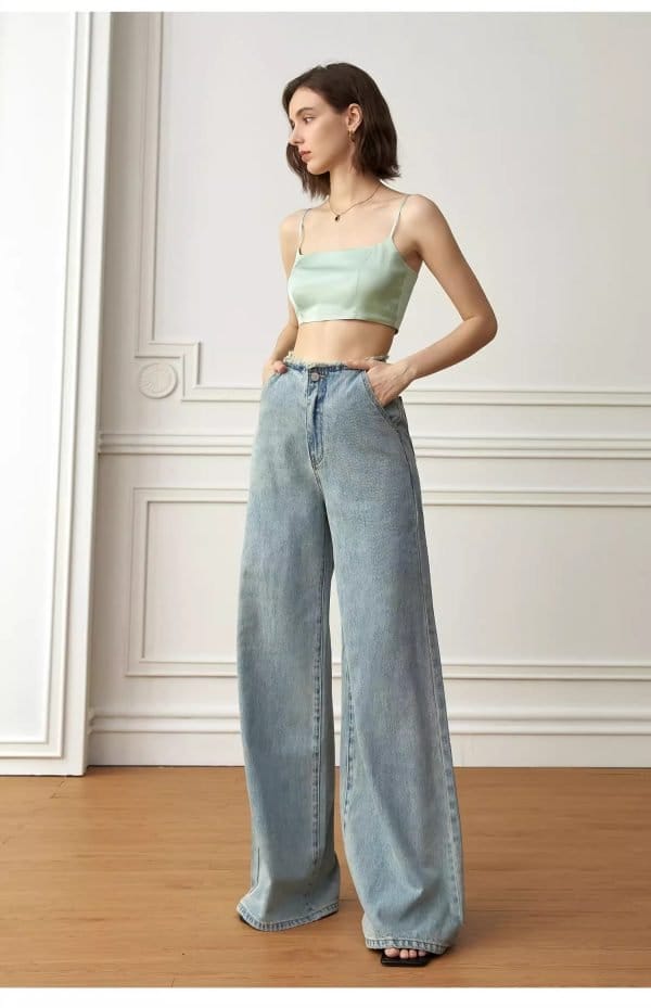 HIGH-WAISTED JEANS - 图片 7