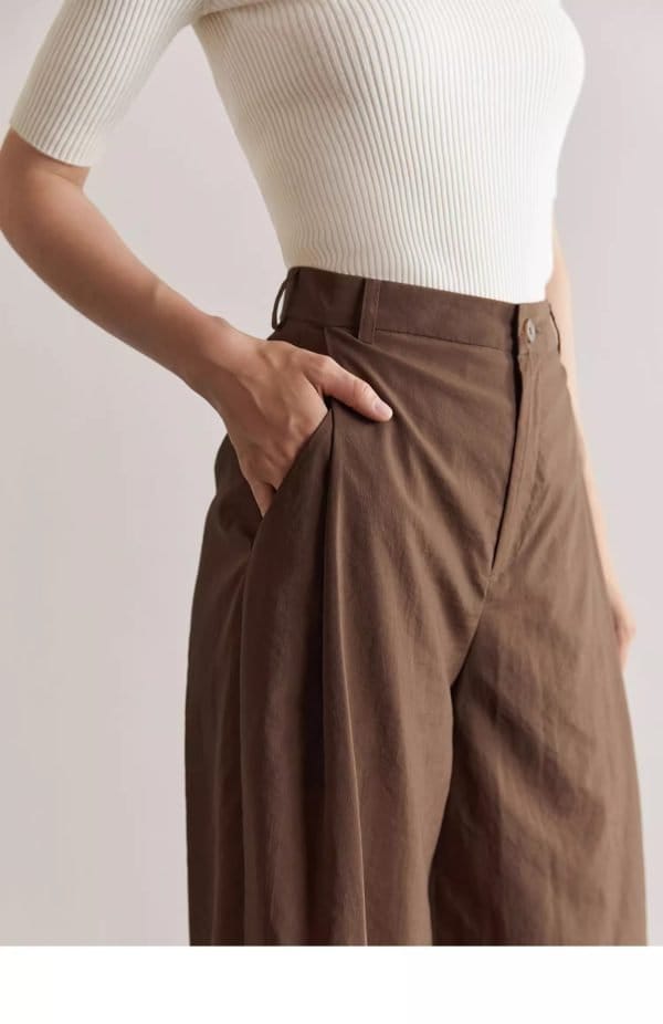 WIDE LEG CASUAL PANTS - 图片 12