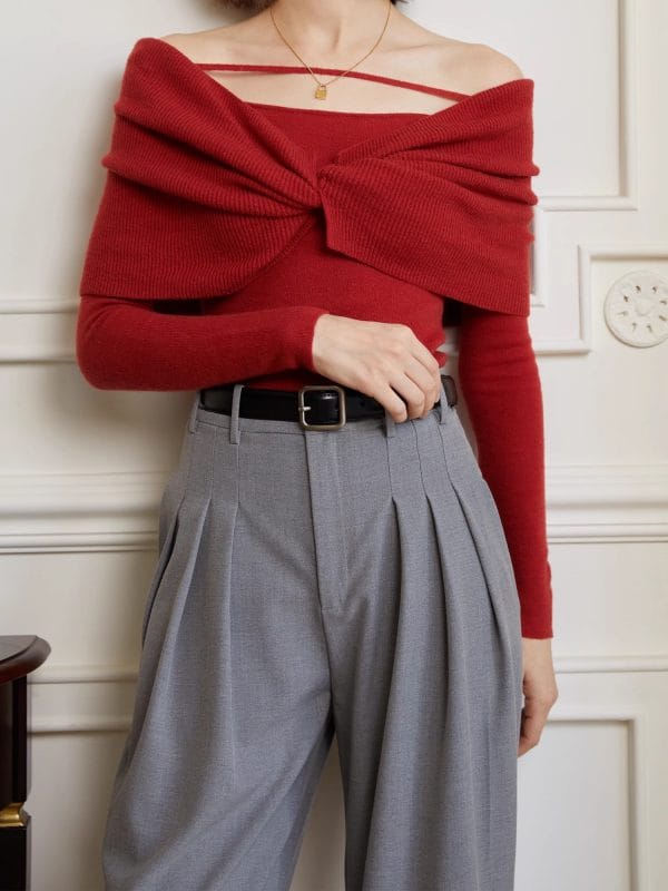 HIGH-WAISTED LOOSE PANTS - 图片 9