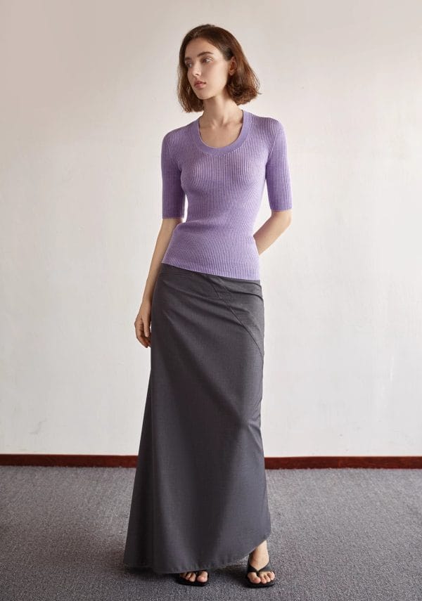 T-SHIRT KNITTED SWEATER - 图片 8
