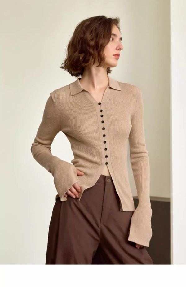 SLIM KNIT CARDIGAN - 图片 7