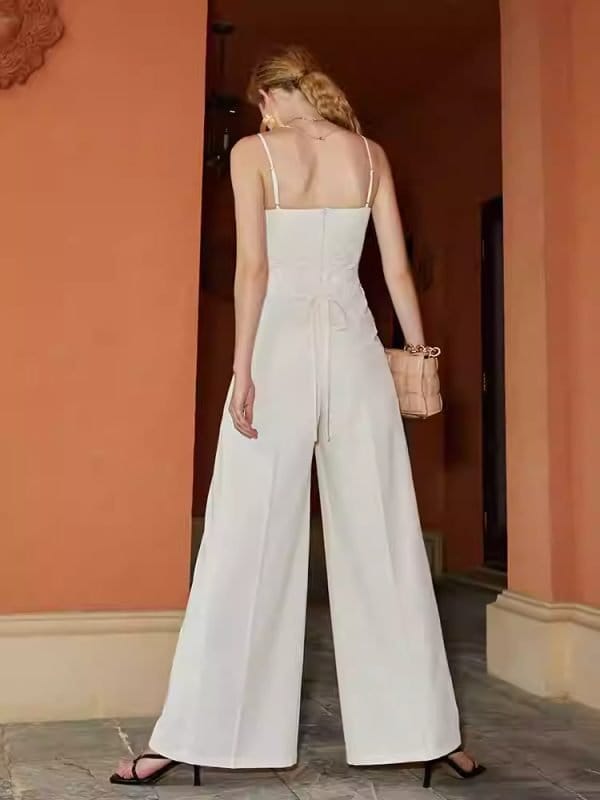 WIDE-LEG SUSPENDER JUMPSUIT - 图片 6