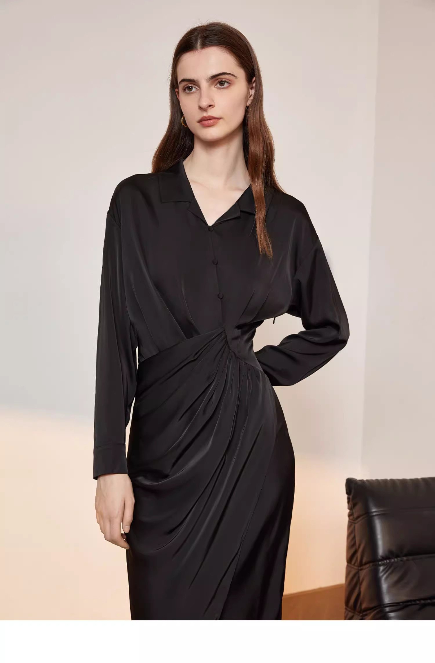 SHIRT DRESS LONG SLEEVED