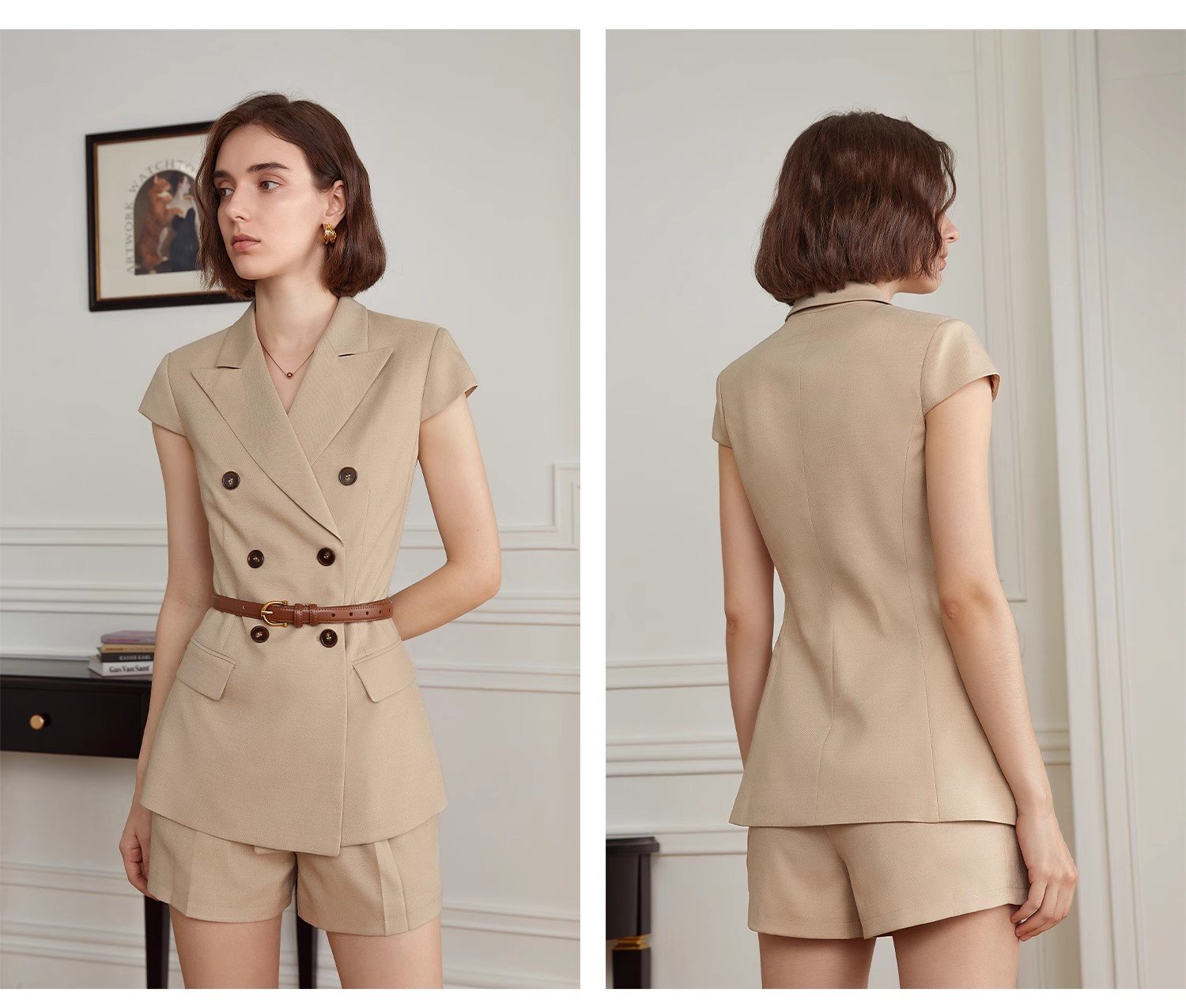 SHORT-SLEEVED SMALL SUIT